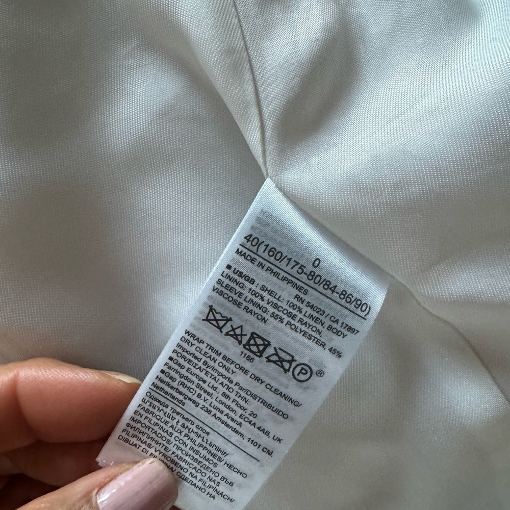 New - Banana Republic retail store - palma linen blazer - Picture 4 of 7